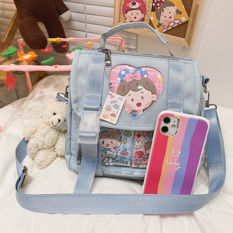 Cute Kawaii Heart Ita Messenger Bag 19 - ITA BACKPACK