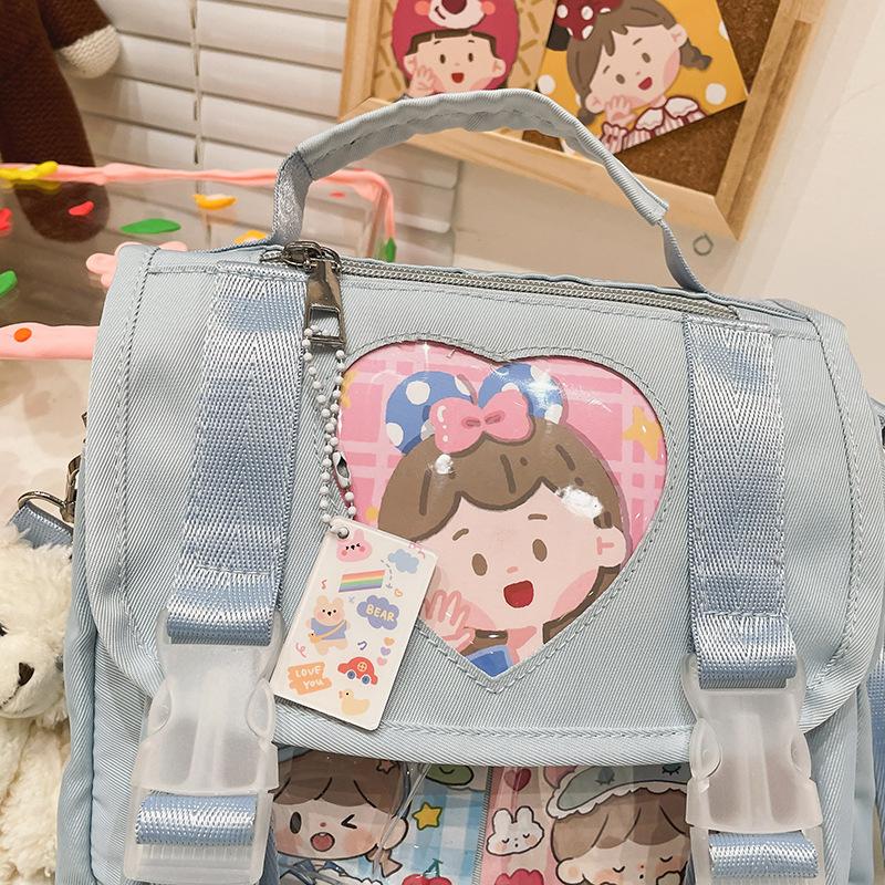 Cute Kawaii Heart Ita Messenger Bag 17 - ITA BACKPACK