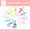 Star Itabag Chain IB0112 Keychain-Orange Official ITA BAG Merch