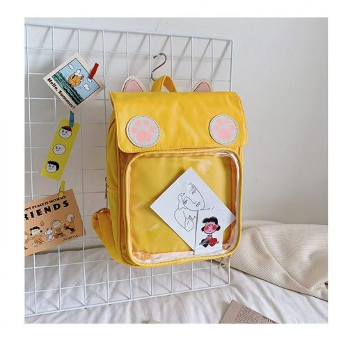 2020 Women Cute ITA Bag Wih Cat Bagging Backpacks Paws School backpack for teenager girls transparent 862ce063 b6da 44e2 978a be74f37c8709 - ITA BACKPACK