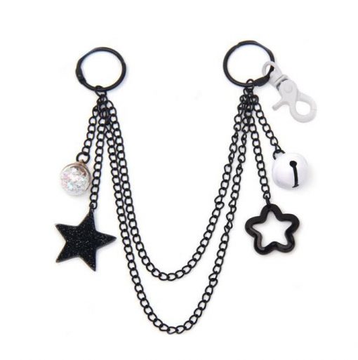 Ita Bag Chain Accessories decoration candy colors stars Bells adjustable DIY bag chain Hanging chain for 0d7f4137 2b82 404b 8de2 d20bbfc36204 - ITA BACKPACK