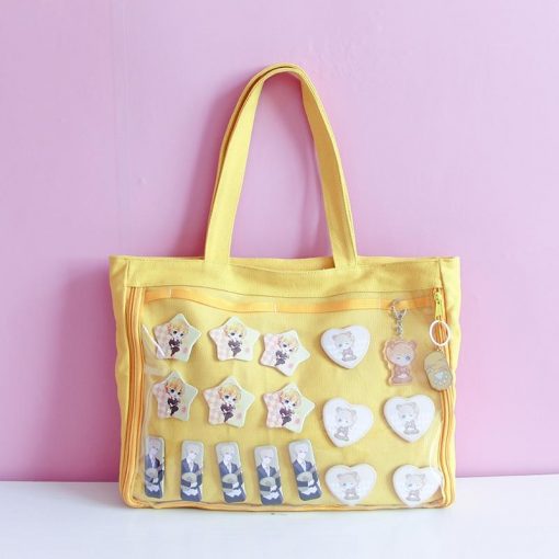 Ita Bag girls lolita Style lovely handbag kawaii clear bag Schoolbags For Teenage Girls Candy Sweet 66557fe8 75a5 4f3f a363 6285bdad212a - ITA BACKPACK