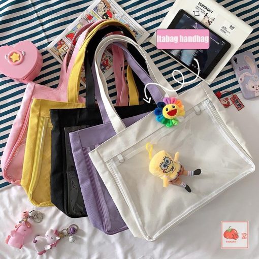 Ita Bag girls lolita Style lovely handbag kawaii clear bag Schoolbags For Teenage Girls Candy Sweet a10e94d3 e6ea 43bb ad50 e2a284ffb730 - ITA BACKPACK