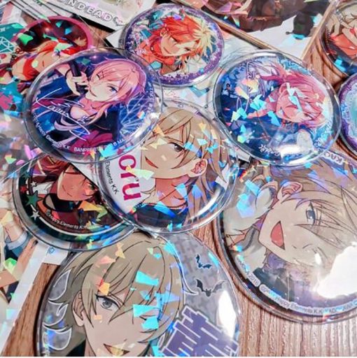 Badge Protective Cover Itabag Set of 58mm 75mm IB0112 star 58mm / 5 pieces Official ITA BAG Merch