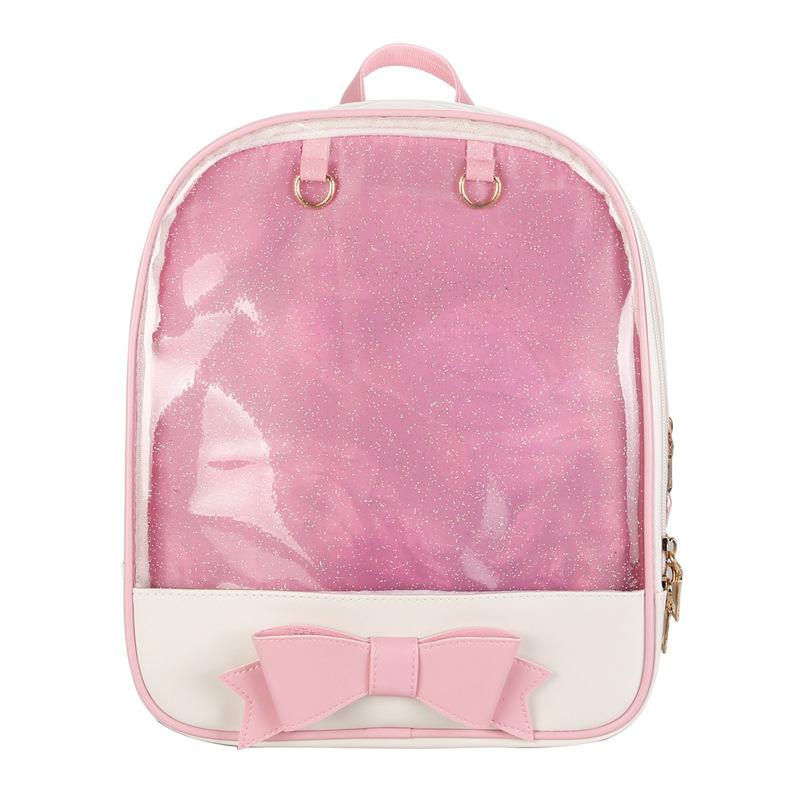 Rare Sanrio Ita Bag Hello Kitty Backpack Display Glitter Pocket Heart  Itabag Pin