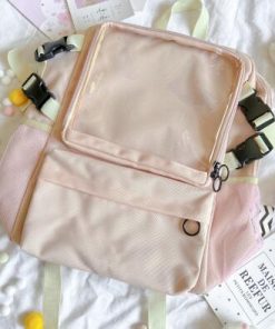 New Kawaii Lolita Bag Ita Bag Clear Backpack for Teenage Girls schoolbag Ladies Transparent Backpack bag 6083eecd 4c83 4054 a617 34a93179e67d - ITA BACKPACK