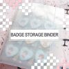 A4 Badge & Storage Binder for Items IB0112 2-Section Official ITA BAG Merch