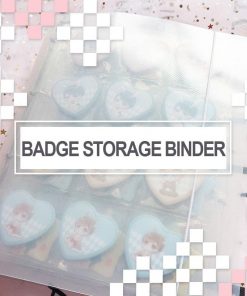 A4 Badge & Storage Binder for Items IB0112 2-Section Official ITA BAG Merch